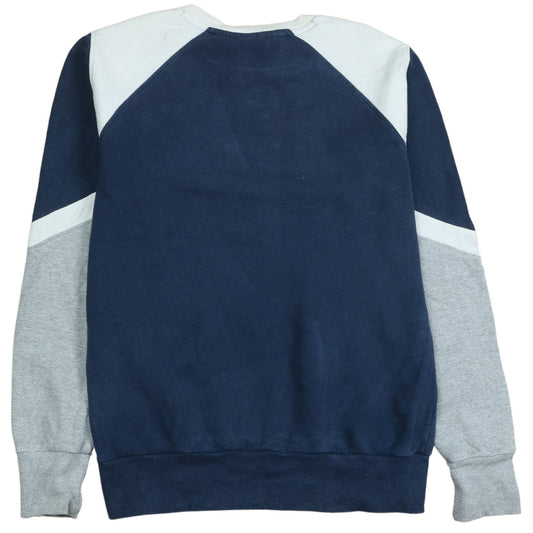 Ellesse Womens Blue Colourblock Logo Sweatshirt Size 10
