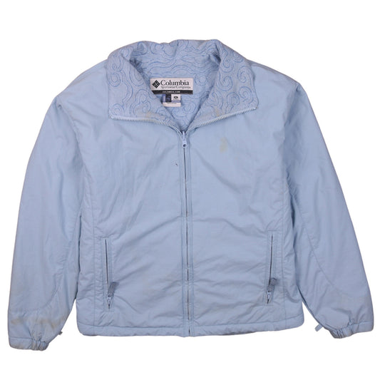Additional front view of Columbia Women Blue XL Interchange Full Zip Polyester Activewear Jacket