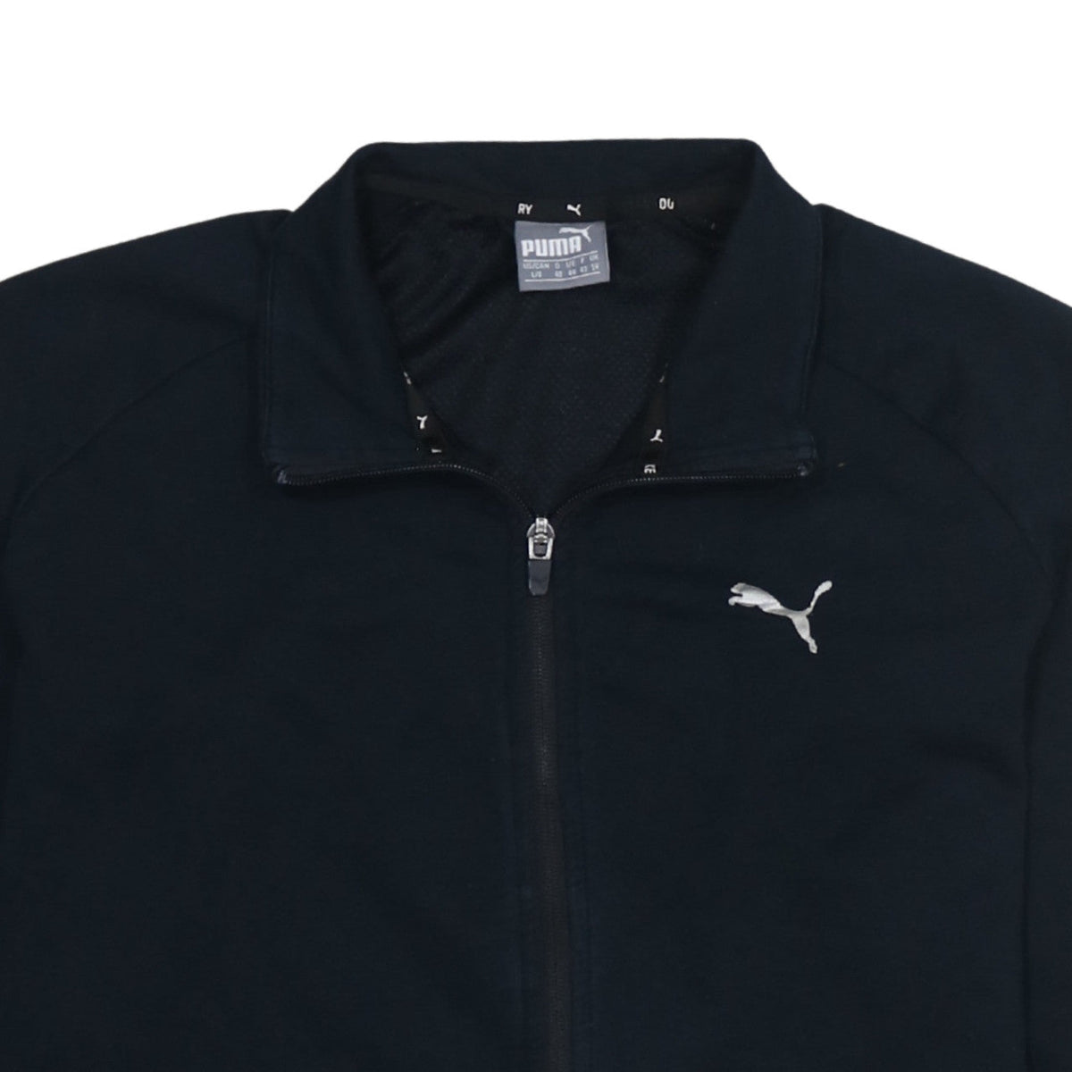 Additional view of Puma women’s black, size UK 14, track jacket lightweight full zip activewear