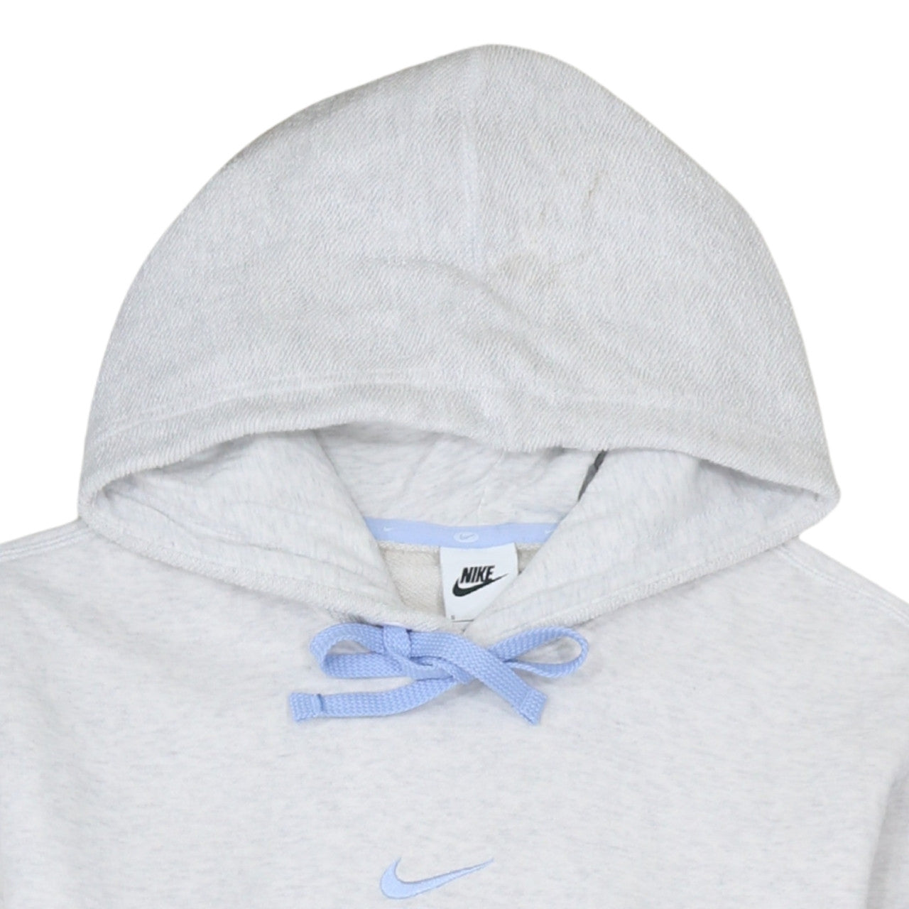 Nike Womens Light Grey Hoodie Small Pullover Hooded Sweatshirt