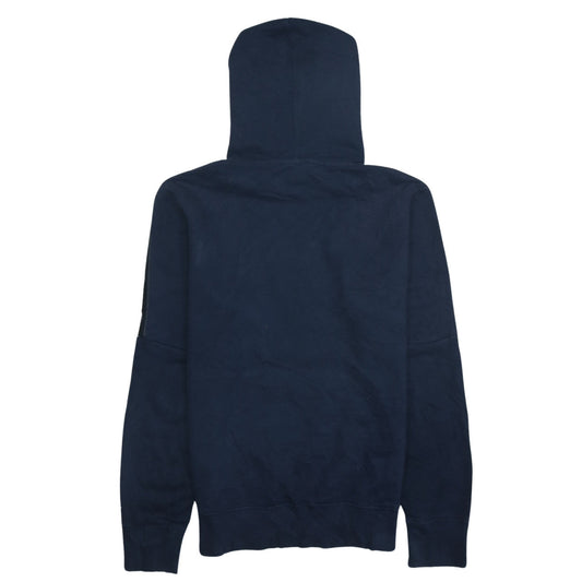 Champion Men's Blue Medium Pullover Hoodie Logo Sweatshirt