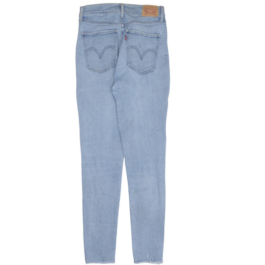 Levi's Women's Blue High Rise Mile High Super Skinny Jeans Size 10