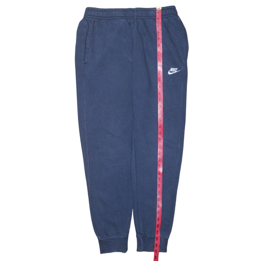 Nike Men's Blue Jogger Sweatpants Small Fleece Activewear Trousers