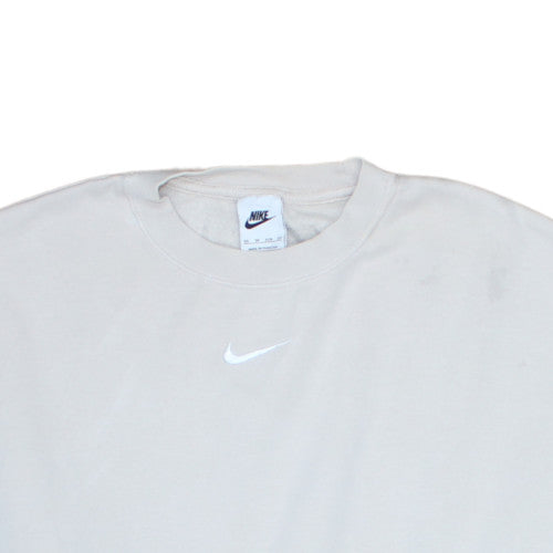 Additional view of Nike Women Beige XS Pullover Crew Neck Sweatshirt Cotton Blend