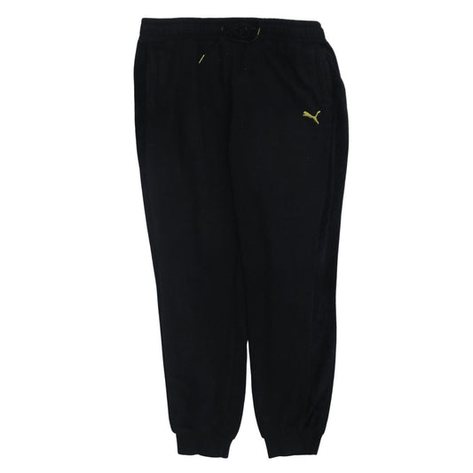 Additional front view of Puma Women's Black Jogger Fleece Sweatpants L Large