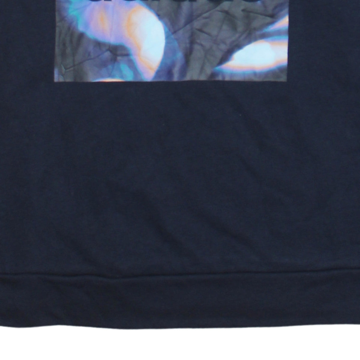 Additional view of Adidas women’s navy xs crew neck graphic logo sweatshirt