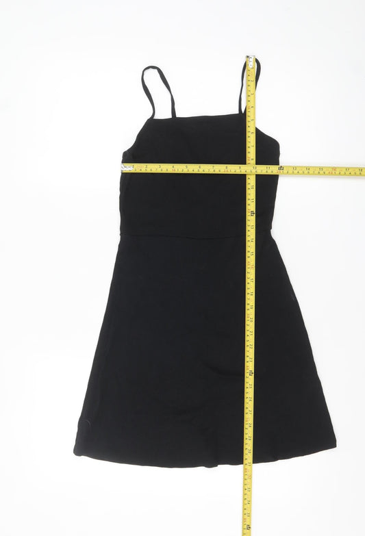 ASOS Women’s Black Size 8 Slip Dress Summer Casual