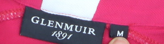 Additional view of Glenmuir Women's Pink Polo Shirt M Collared Short Sleeve Sports Top