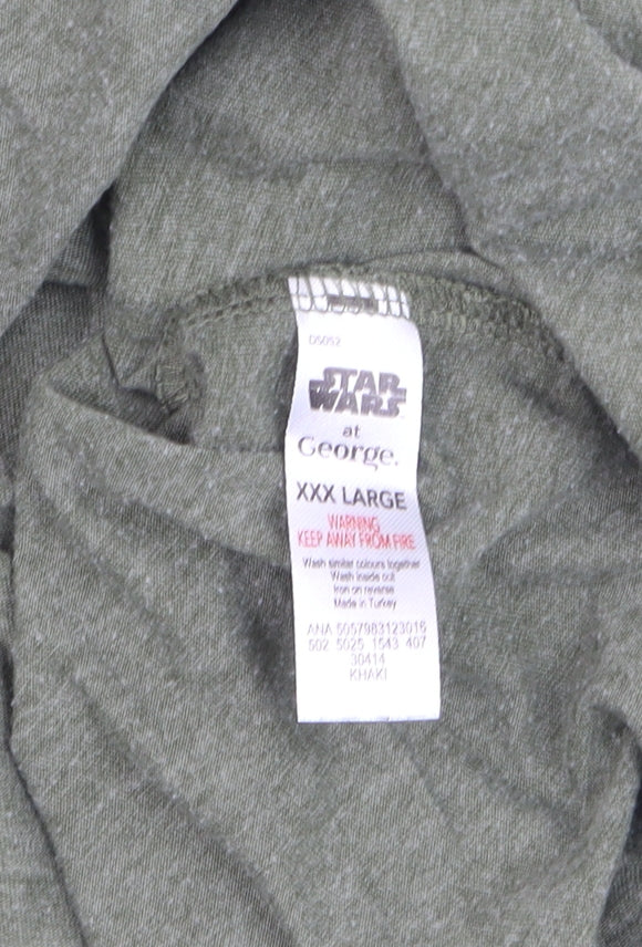 George Star Wars Khaki Men's 3XL Crew Neck Short Sleeve T-Shirt