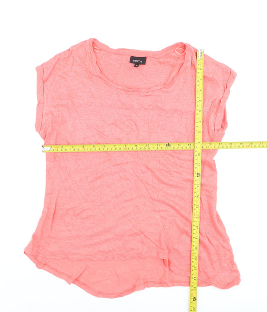 Next Women's Pink Basic Cotton T-Shirt Size 12