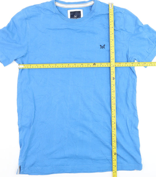 Crew Clothing Company Men's Blue M Crew Neck Cotton T-Shirt