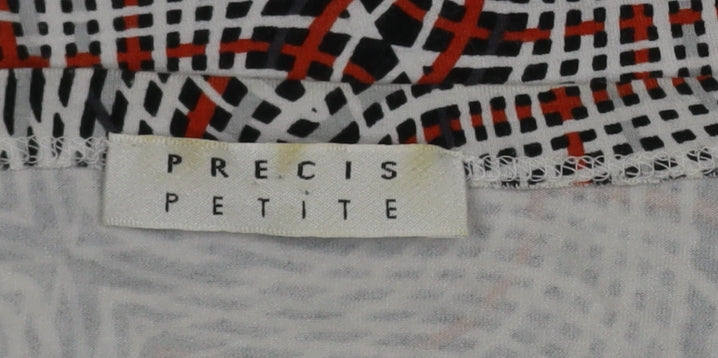 Additional view of Precis Petite Women’s Multicoloured Geometric 3/4 Sleeve Stretch Blouse, size S