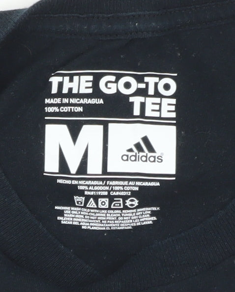 Adidas Men’s Black San Antonio Spurs #2 Leonard Cotton T-Shirt M