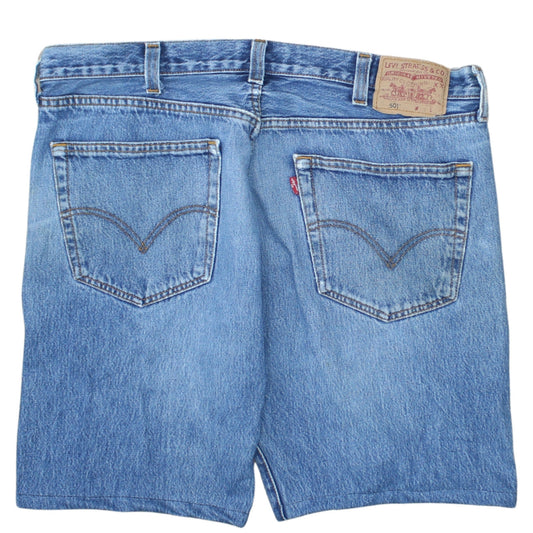 Levi's 501 Men's Blue Denim Shorts Size L 38in Regular Fit