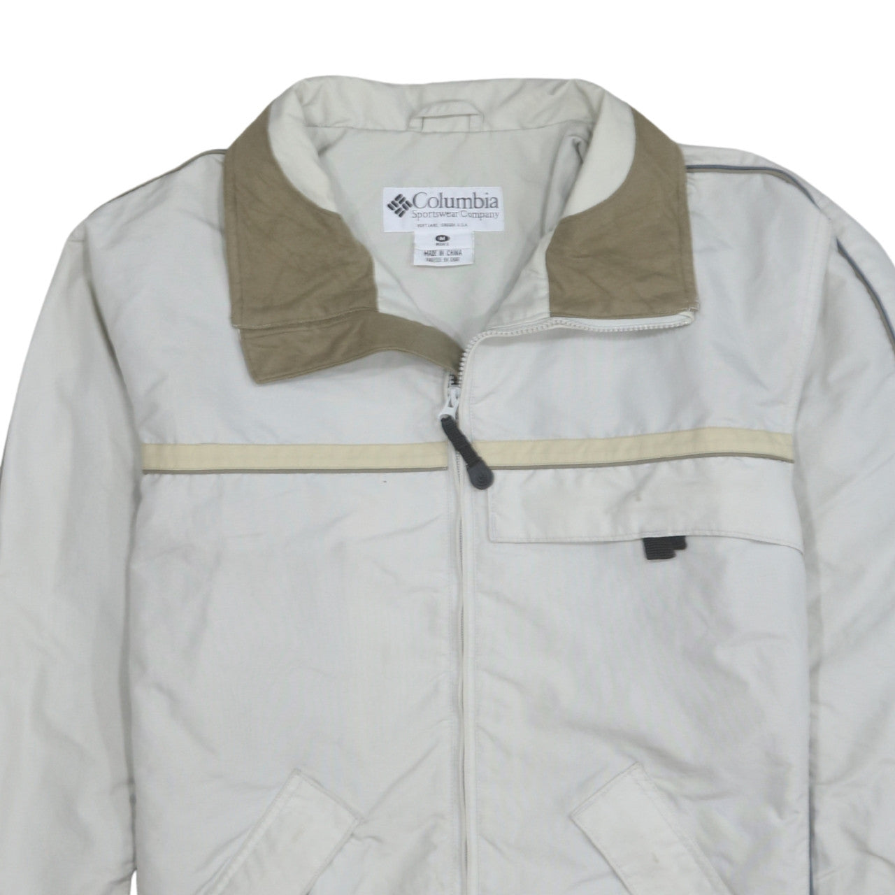 Additional view of Columbia Men's Beige Full Zip Outdoor Hiking Jacket M
