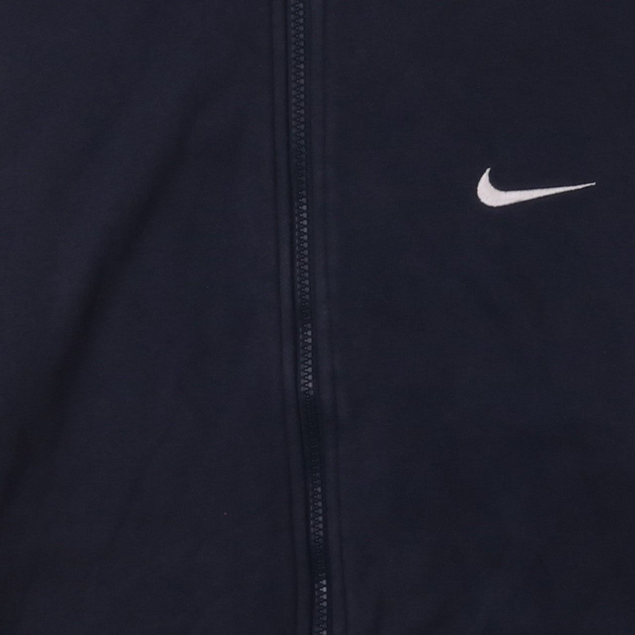 Additional view of Nike Men's Blue Full Zip Hoodie, size L, Sports Fleece Sweatshirt