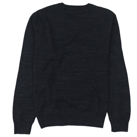 Polo Ralph Lauren Men's Black Cotton Crew Neck Jumper L