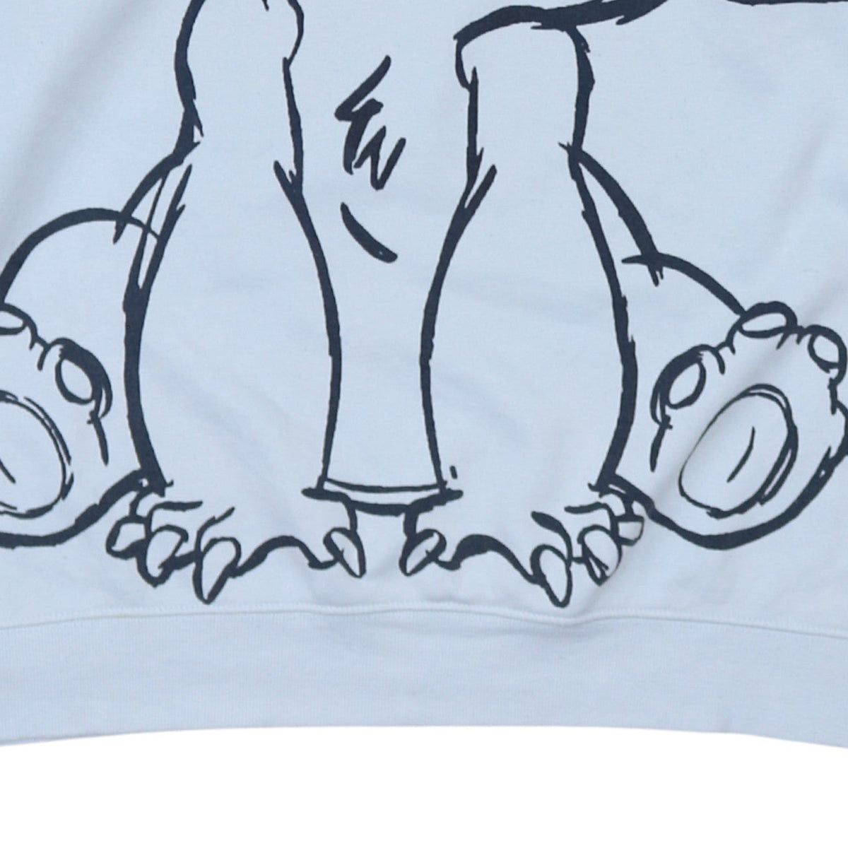 Additional view of Disney Primark Women Light Blue Stitch Sweatshirt, size 12/14