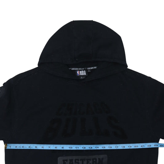 NBA Chicago Bulls Men's Black Large Pullover Hoodie