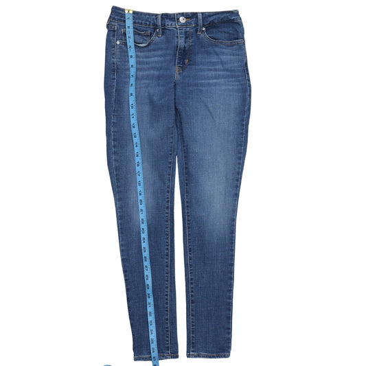 Levi's Women's Blue 711 Skinny Mid Rise Stretch Jeans Size 27