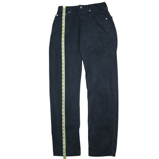 Levi's 551 Men's Black Denim Straight Jeans 29W 34L Regular Fit