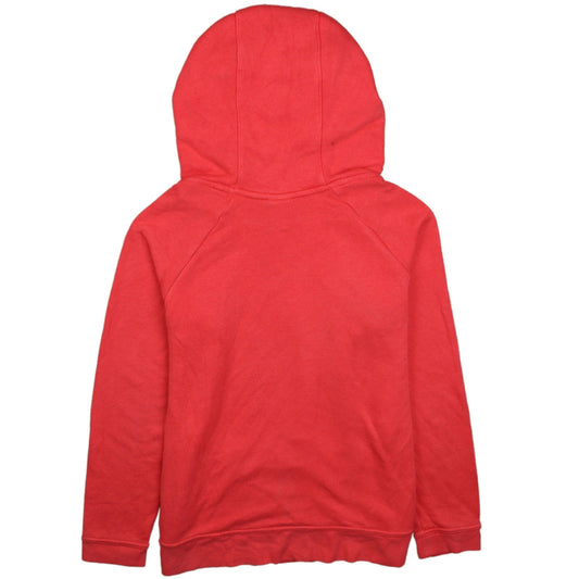 Nike Womens Red Long Sleeve Pullover Hoodie XL Rhinestone Logo
