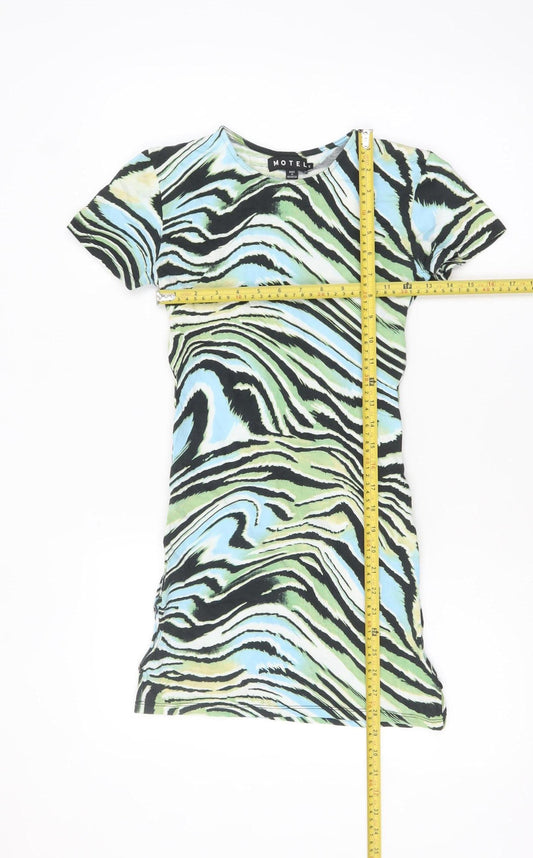 Motel Women's Multicoloured Bodycon Mini Dress Size S