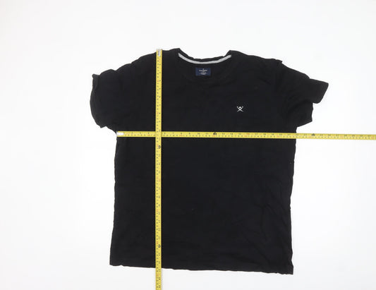 Hackett London Men's Black XL Classic Fit Cotton T-Shirt