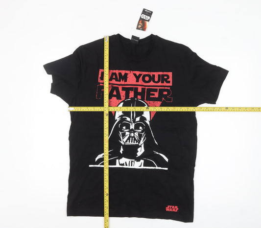 Star Wars Darth Vader Black Graphic T-Shirt George Men M
