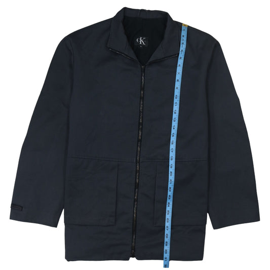 Calvin Klein Men's Black M Regular Basic Jacket Full Zip