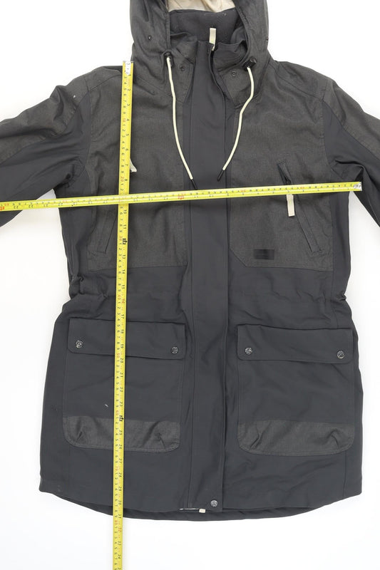 Decathlon Men's Grey M Waterproof Ski Jacket Snowboard 500 Winter Hooded