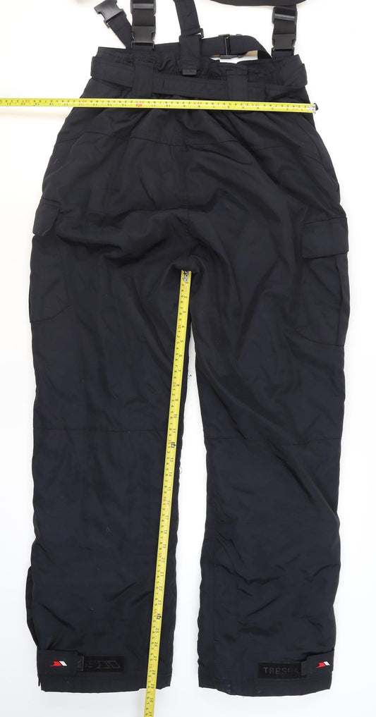 Trespass Men's Black Snow Pants Insulated Waterproof Ski Trousers M