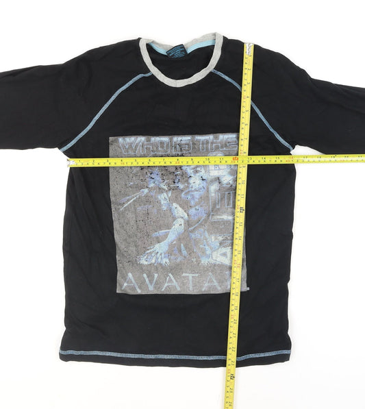 Men’s Avatar Black Long Sleeve Graphic Top - Size M
