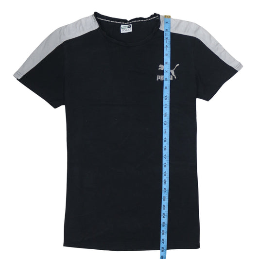 Puma Men's Black Short Sleeve Crew Neck Sports T-Shirt M