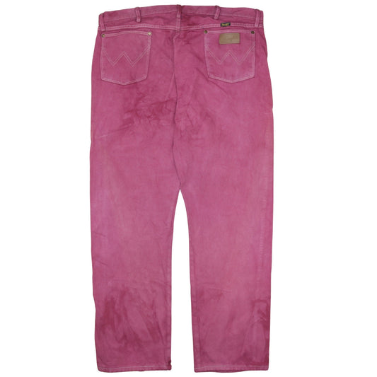 Wrangler Men's Pink Straight Leg Jeans 40x32 Cotton Denim Classic