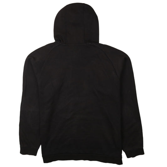 Adidas Womens Black XL Pullover Hoodie with Logo and Pockets