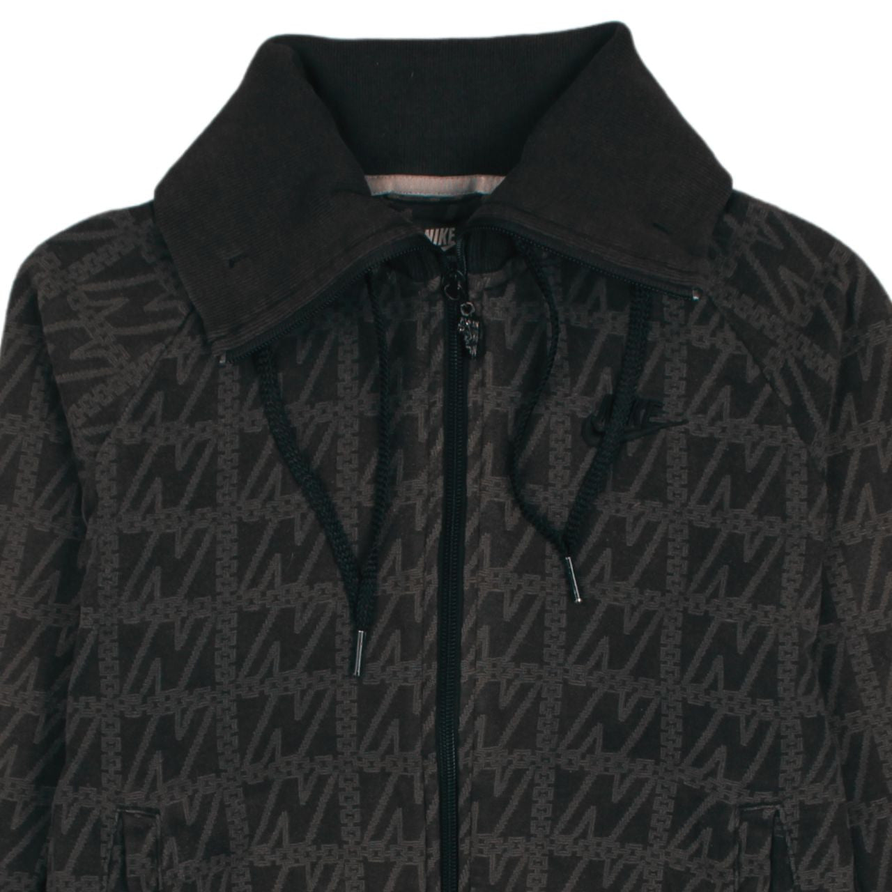 Nike Womens Black XS Track Jacket Full Zip Hooded Sportswear