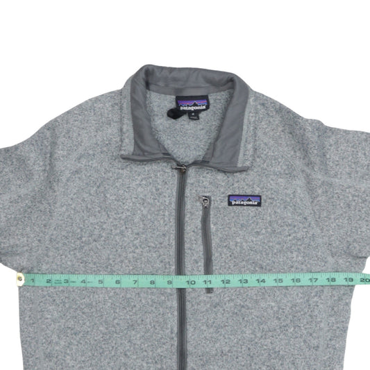 Patagonia Men's Grey Fleece Full Zip Outdoor Jacket Size M