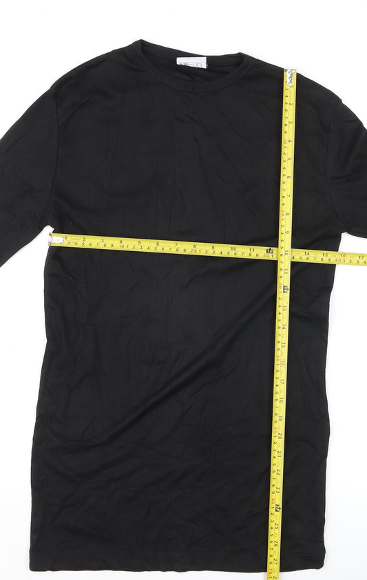 Portwest Women's Black Long Sleeve Basic Crew Neck T-Shirt Size S