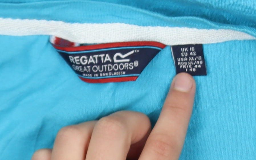 Additional view of Regatta unisex blue xl graphic outdoor cotton t-shirt