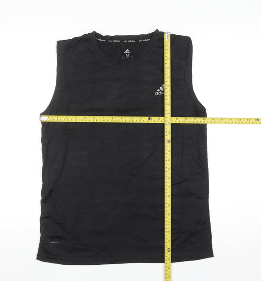 Adidas Men Black Climalite Sleeveless Training Tank Top M