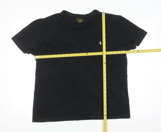 Polo Ralph Lauren Men's Black XL Crew Neck Cotton T-Shirt