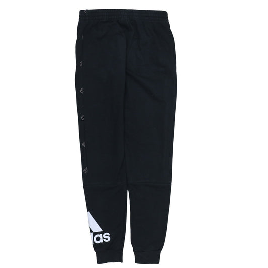 Adidas Boys Black Joggers Size 13-14 Years Elastic Waist Sweatpants