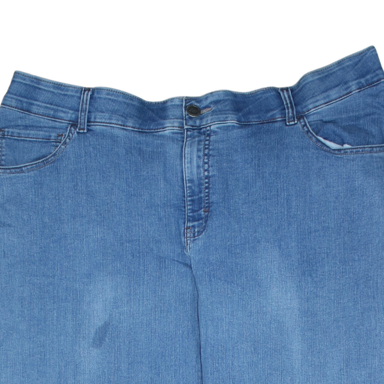Lee Riders Womens Blue Mid Rise Bootcut Stretch Jeans Size 22