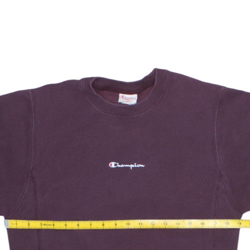 Champion Men's Purple XS Reverse Weave Pullover Sweatshirt