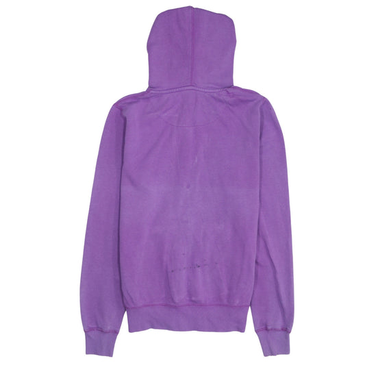 Nike Womens Purple Full Zip Hoodie Size M Relaxed Fit Sweatshirt
