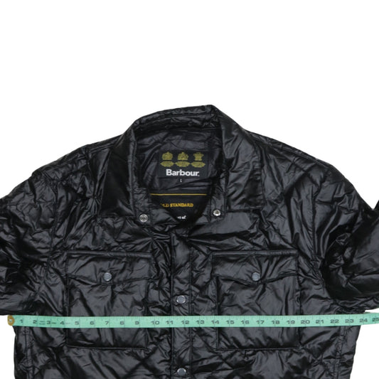 Barbour Men's Black Quilted Puffer Jacket L Regular Fit