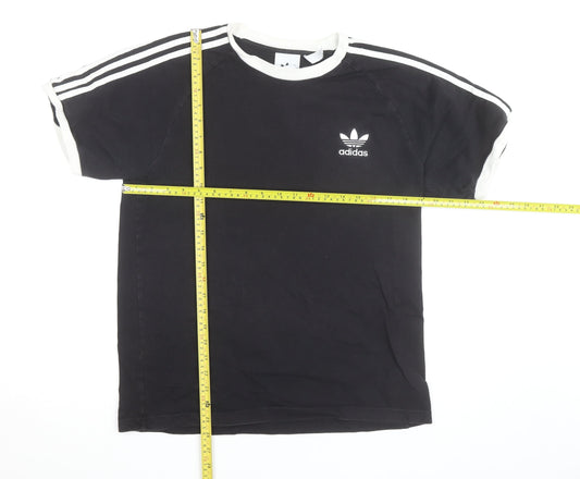 Adidas Men's Black Short Sleeve Crew Neck Sports T-Shirt M
