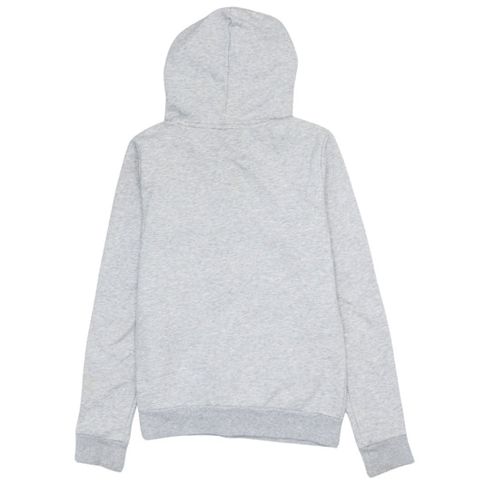 Puma Womens Grey Pullover Hoodie Size 8 Classic Logo Sweatshirt