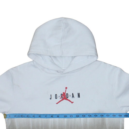Jordan Boys Grey Pullover Hoodie XL 13-15 Years Fleece Casual Sweatshirt